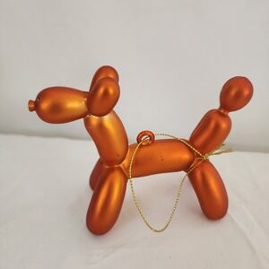 New World Market Orange Balloon Animal Ornament